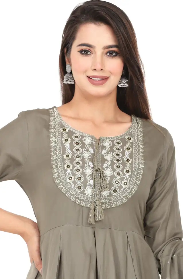Chikankari Sharara Set,3-Piece Ethnic Indian Outfit,Sequin Kurta with Sharara Pants & Mukaish Dupatta,Gota Patti Detailing